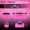 Pink Power Pink Tool Box for Women - Sewing, Art & Craft Organizer Box Small & Large Plastic Tool Box with Handle - Pink Toolbox Sewing Box Tool Storage Box - Portable Mini Locking Tool Boxes (2 Pack)